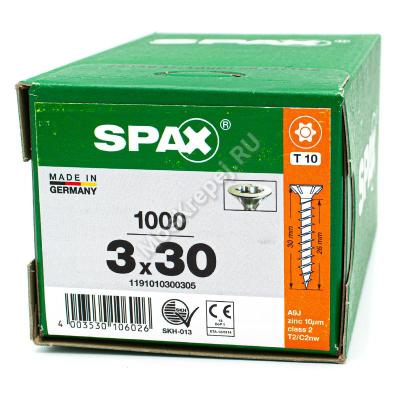 Саморез универсальный SPAX 3x30