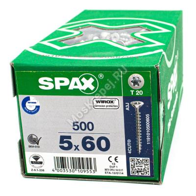 Саморез универсальный SPAX 5x60 Саморез универсальный SPAX 5x60