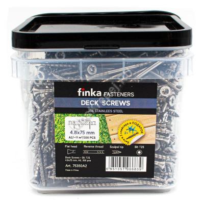 Саморезы Finka Deck Screws A2 4,8x75
