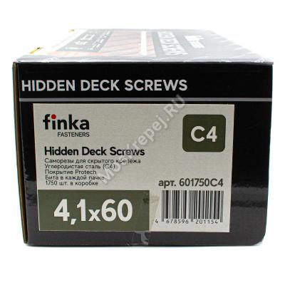 Саморезы Finka Hidden Deck Screws 60 мм Саморезы Finka Hidden Deck Screws 60 мм