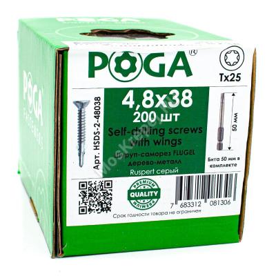 FLUGEL дерево металл POGA 4,8х38