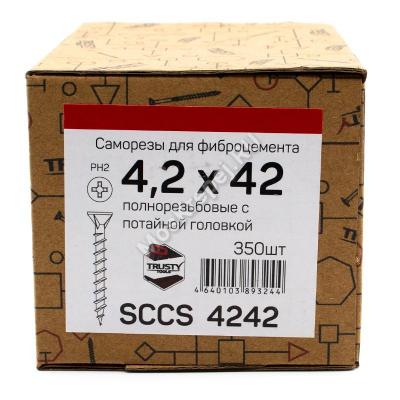 Саморезы для крепления ЦСП SCCS 4,2х42 
