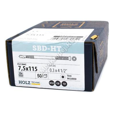 SBD HT SELF-PERFORATING DOWEL 7.5X115