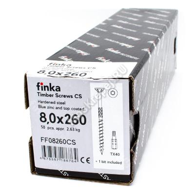 Finka Timber Screws CS 8,0x260