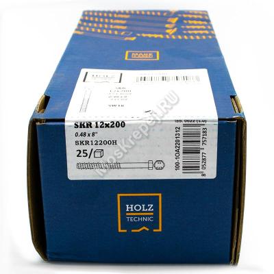 Анкер винтовой HOLZ TECHNIC SKR-HT 12x200