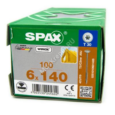 Конструкционные саморезы SPAX 6x140 тарельчатая головка