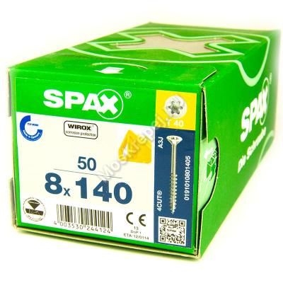 Саморезы для деревянных конструкций SPAX 8x140
