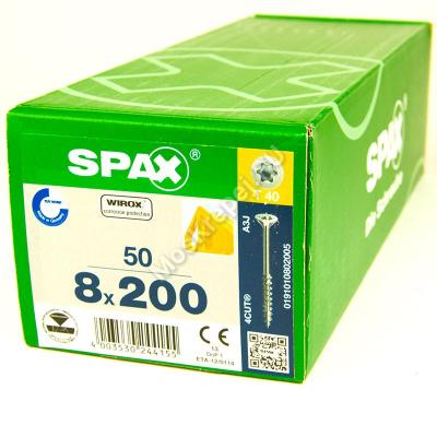 Конструкционные саморезы SPAX 8x200 потайная головка