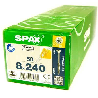 Саморезы для деревянных конструкций SPAX 8x240