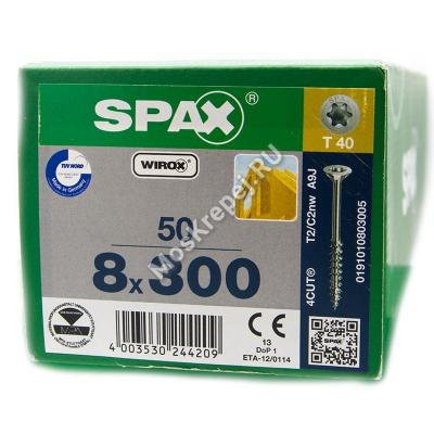 Конструкционные саморезы SPAX 8x300 потайная головка