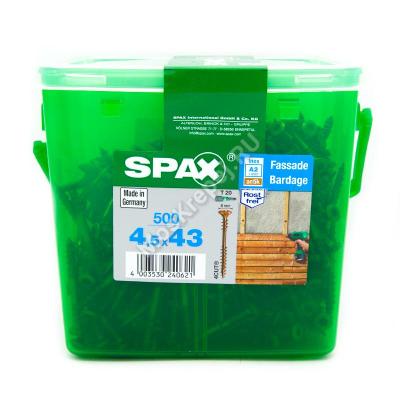 Саморез SPAX 4.5x43 antic