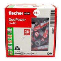 Дюбель Fischer DUOPOWER 8x40 универсальный