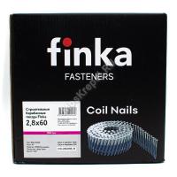 Гвозди барабанные Finka 2.8х60 Ring NK Гвозди барабанные Finka 2.8х60 Ring NK