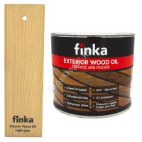 Масло для террас и фасадов Finka Exterior Wood Oil (Light grey) 2.2 л.
