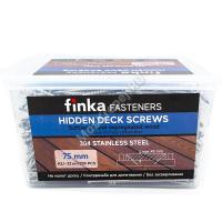 Саморезы Finka Hidden Deck Screws 75 мм из нержавейки