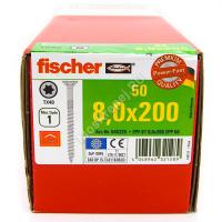 Конструкционные саморезы Fischer 8x200 потайная головка