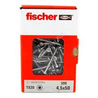 Саморезы Fischer 4,5x50 для фасадной доски из нержавейки Саморезы Fischer 4,5x50 для фасадной доски из нержавейки