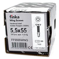 Саморез флюгель Finka Wing 5,5x55 Саморез флюгель Finka Wing 5,5x55