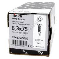 Саморез флюгель Finka Wing 6,3x75 Саморез флюгель Finka Wing 6,3x75