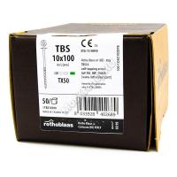 Конструкционные саморезы Rothoblaas TBS 10x100 тарельчатая головка (100шт.) Конструкционные саморезы Rothoblaas TBS 10x100 тарельчатая головка (100шт.)