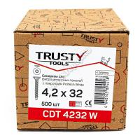 Саморезы для крепления фиброцемента белые CDT 4,2х32 Саморезы для крепления фиброцемента белые CDT 4,2х32