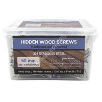 Саморезы Hidden Wood Screws 60 мм из нержавейки Саморезы Hidden Wood Screws 60 мм из нержавейки