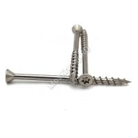 Саморез 4,2х75 мм для террасной и фасадной доски из нержавеющей стали A2 Саморез 4,2х75 мм для террасной и фасадной доски из нержавеющей стали A2