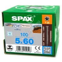  Саморез SPAX D 5x60 для террасной доски